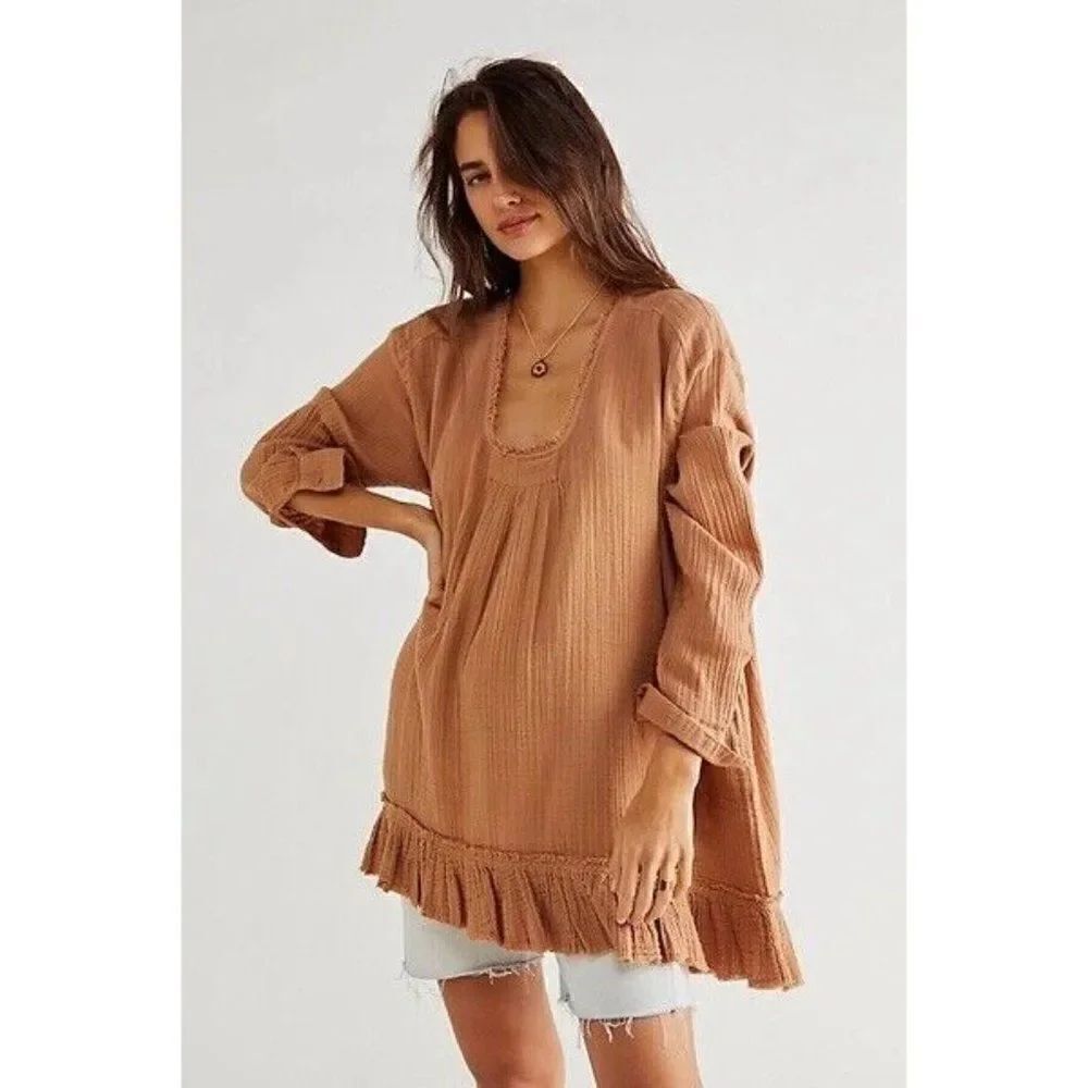 NEW FREE PEOPLE Sz M BRING IT ON TUNIC IN PONYTAIL